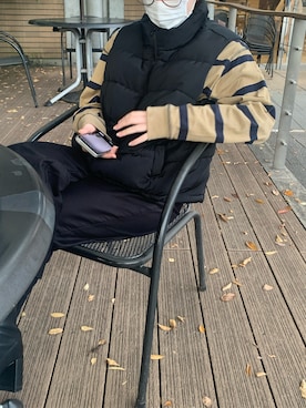 「LOWRYS FARM（ローリーズファーム）のストレッチヒールブーツ　851418（ブーツ）」を使った、ukaさん（レディース・161cm）の秋コーディネート