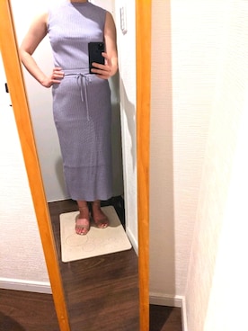 「PROPORTION BODY DRESSING（プロポーションボディドレッシング）のアイテム（ワンピース/ドレス）」を使った、yakiko7280さん（レディース・155cm）の夏コーディネート
