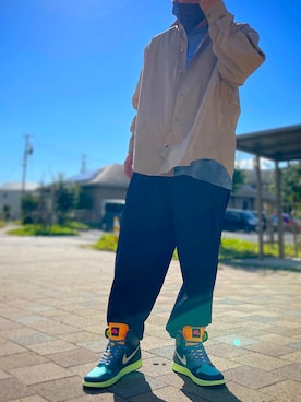 「I（アイ）のアイテム」を使った、siroi3110さん（メンズ・166cm）の秋コーディネート