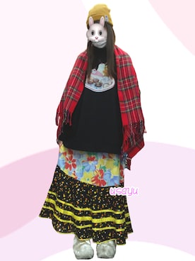 「Panamaboy（パナマボーイ）のアイテム」を使った、u s a y uさん（レディース・169cm）の冬コーディネート