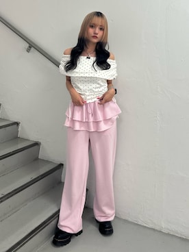 HONOKAさん（レディース・157cm）の夏コーディネート