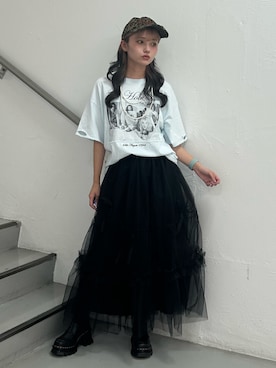 「jouetie（ジュエティ）のアイテム」を使った、HONOKAさん（レディース・157cm）の夏コーディネート