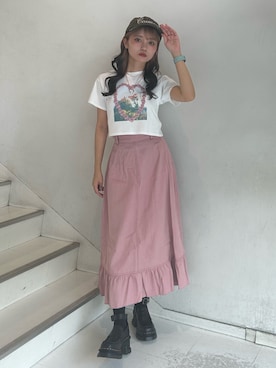 「jouetie（ジュエティ）のアイテム」を使った、HONOKAさん（レディース・157cm）の夏コーディネート