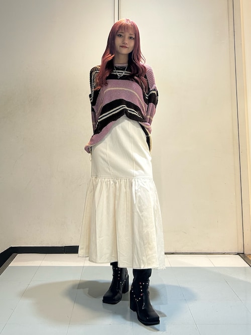 マルチWAYステッチマーメイドセットアップ/デニムジャケット