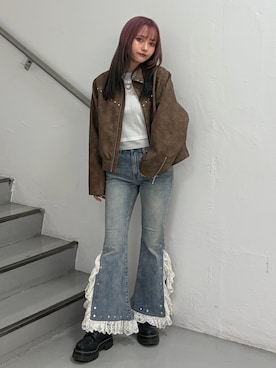 HONOKAさん（レディース・157cm）の冬コーディネート