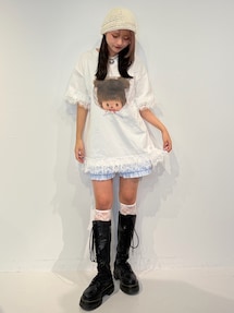Bebichhichi×jouetie】レースドッキングルーズTシャツ｜ジュエティ 