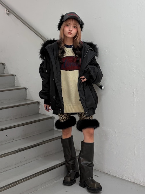 セール】ファードッキングバイカーレギンス（その他パンツ）｜jouetie