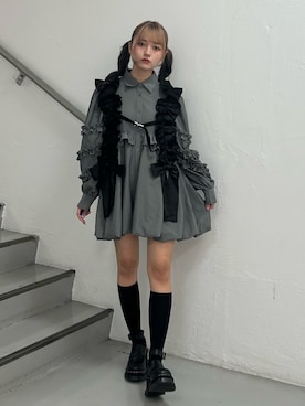 「アイテム（チャーム）」を使った、HONOKAさん（レディース・157cm）の夏コーディネート