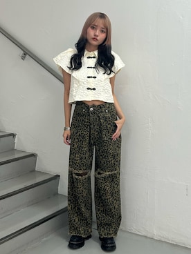 「jouetie（ジュエティ）のアイテム」を使った、HONOKAさん（レディース・157cm）の夏コーディネート