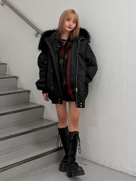 「jouetie（ジュエティ）のアイテム」を使った、HONOKAさん（レディース・157cm）の秋コーディネート