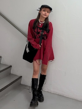 HONOKAさん（レディース・157cm）の冬コーディネート