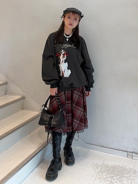 HONOKAさん（レディース・157cm）の冬コーディネート