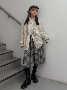 フリルトラックジャケット【セットアップ対応】｜ジュエティ（jouetie