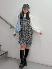 MINAMI×jouetie】シャーリングキャミワンピース｜ジュエティ（jouetie
