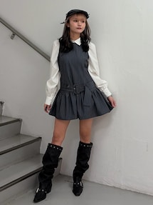 シャツドッキングミニワンピース｜ジュエティ（jouetie）公式通販