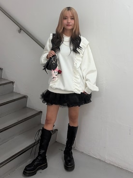 「アイテム（その他雑貨）」を使った、HONOKAさん（レディース・157cm）の秋コーディネート