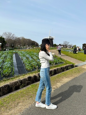 「Abercrombie&Fitch（アバークロンビーアンドフィッチ）のアイテム（パンツ）」を使った、tropicalbabymamaさん（レディース・170cm）の春コーディネート