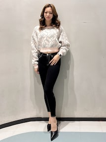GYDA 【TINY】ミドルウエストワンウォッシュスキニーXS 新品タグ付き ジェイダ GYDA 【TINY】ミドルウエストワンウォッシュスキニー