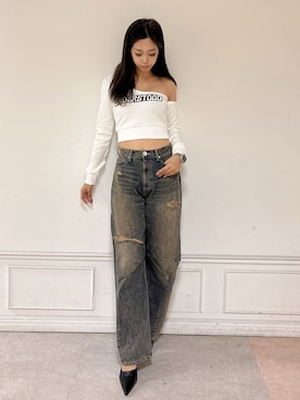 「GYDA（ジェイダ）のアイテム（パンプス）」を使った、YURARAさん（レディース・170cm）の秋コーディネート