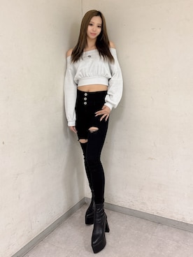 YURARAさん（レディース・170cm）の冬コーディネート