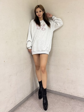 「GYDA（ジェイダ）のアイテム」を使った、YURARAさん（レディース・170cm）の冬コーディネート