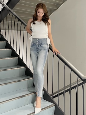 YURARAさん（レディース・170cm）の夏コーディネート