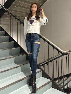 YURARAさん（レディース・170cm）の秋コーディネート