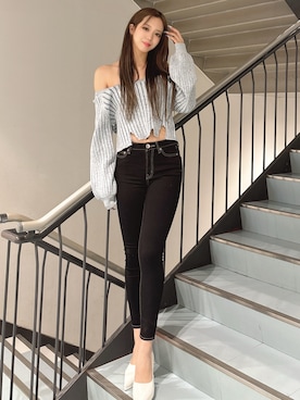 YURARAさん（レディース・170cm）の冬コーディネート