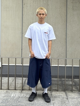 「XLARGE（エクストララージ）のアイテム」を使った、KIYOさん（メンズ・171cm）の夏コーディネート