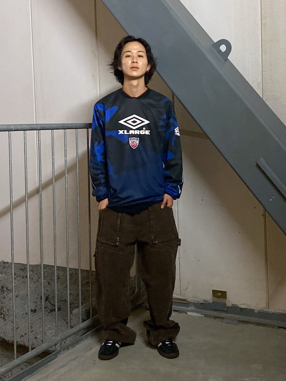 UMBRO（アンブロ）の「XLARGE×UMBRO L/S SOCCER JERSEY（Tシャツ 