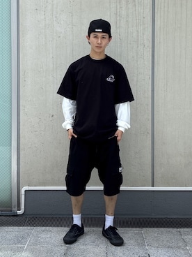 「XLARGE（エクストララージ）のアイテム（トップス）」を使った、KIYOさん（メンズ・171cm）の春コーディネート