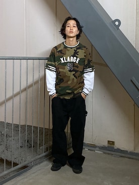 「エクストララージ」｜KIYOさん（メンズ・171cm）の春コーディネート