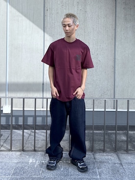 「XLARGE（エクストララージ）のアイテム」を使った、KIYOさん（メンズ・171cm）の夏コーディネート