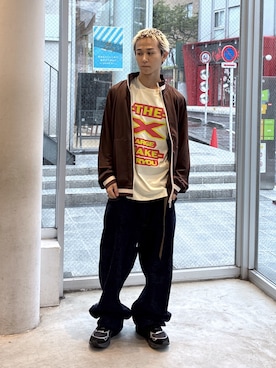 「XLARGE（エクストララージ）のアイテム」を使った、KIYOさん（メンズ・171cm）の秋コーディネート