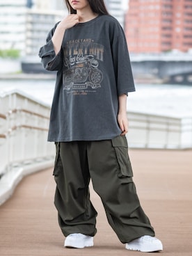 「JOHN'S CLOSET（ジョンズクローゼット）のアイテム」を使った、wwwearさん（レディース・155cm）の夏コーディネート