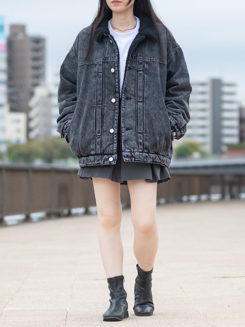 デニムボアジャケット レディース 取寄】 アウター レディース ジャケット デニムジャケット