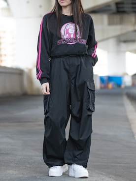 「STARTER BLACK LABEL（スターターブラックレーベル）のアイテム（トップス）」を使った、wwwearさん（レディース・155cm）の冬コーディネート