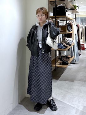 「FREE'S MART（フリーズマート）のアイテム」を使った、harukaさん（レディース・158cm）の春コーディネート