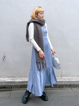 harukaさん（レディース・158cm）の冬コーディネート