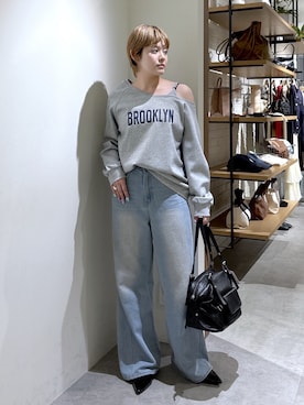 「FREE'S MART（フリーズマート）のアイテム」を使った、harukaさん（レディース・158cm）の春コーディネート