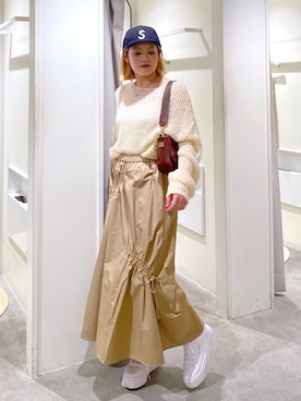 harukaさん（レディース・158cm）の冬コーディネート