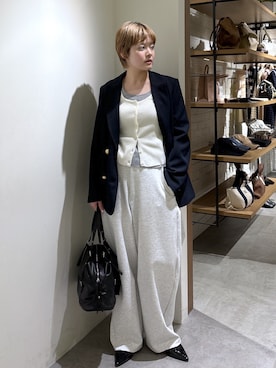 「FREE'S MART（フリーズマート）のアイテム（ジャケット/アウター）」を使った、harukaさん（レディース・158cm）の春コーディネート