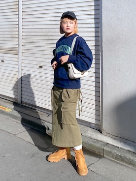 harukaさん（レディース・158cm）の冬コーディネート