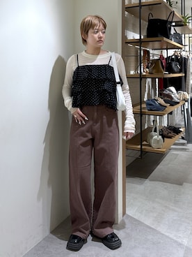 harukaさん（レディース・158cm）の冬コーディネート