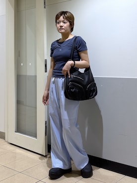 「FREE'S MART（フリーズマート）のアイテム」を使った、harukaさん（レディース・158cm）の春コーディネート