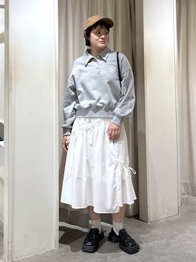 「FREE'S MART（フリーズマート）のアイテム（トートバッグ）」を使った、harukaさん（レディース・158cm）の秋コーディネート