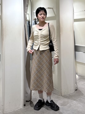 harukaさん（レディース・158cm）の冬コーディネート