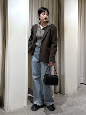 harukaさん（レディース・158cm）の冬コーディネート