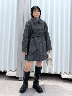 「FREE'S MART（フリーズマート）のアイテム（ダウンジャケット/コート）」を使った、harukaさん（レディース・158cm）の秋コーディネート