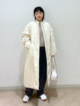 「FREE'S MART（フリーズマート）のアイテム（その他アウター）」を使った、harukaさん（レディース・158cm）の冬コーディネート